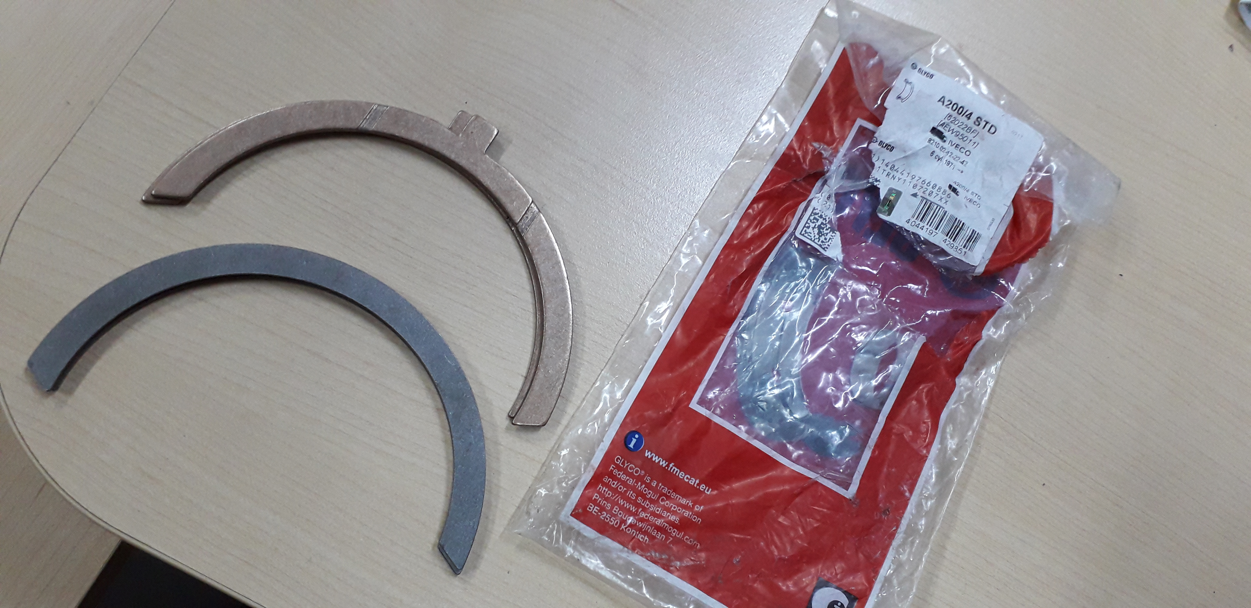 A200/4 STD GLYCO - 1901153, 1901203 IVECO THRUST WASHER (CRANKSHAFT) - Görsel 2